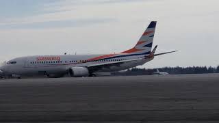 SUNWING departure from YOW