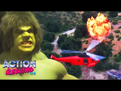 Hulk Takes Down An Army Helicopter! | The Incredible Hulk | Action Rewind