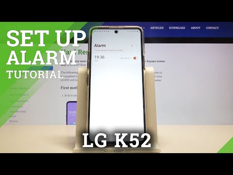 LG K52 Alarm Clock – Change Alarm Clock Settings