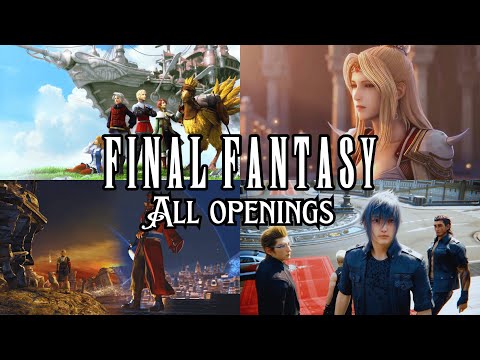 Final Fantasy (I - XVI): All 3D Openings | The Journey of Legendary Saga [4K]