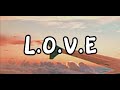 L.O.V.E (L, is for the way you look at me) The Hit Crew (LyricsVideo) #love #tiktok #lyricsvideo