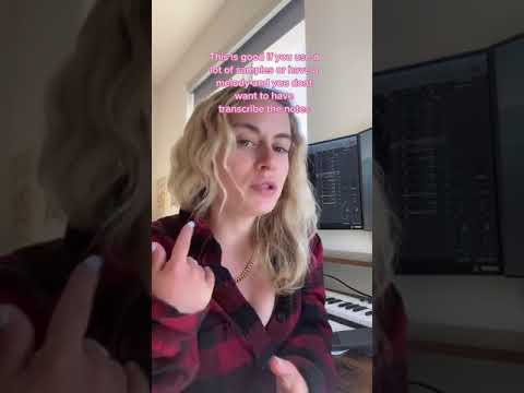 How to turn an audio track into a midi track in Logic Pro