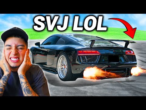 MAKING MY AUDI R8 AS LOUD AS POSSIBLE! (NEW F1 EXHAUST)