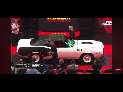 1971 Plymouth Hemi Cuda Convertible sold for $3 Million on Mecum Kissimmee 2026