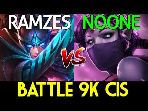 Battle 9k CIS - Ramzes666 [Phantom Assassin] VS Noone [Templar Assassin] 7.06 Dota 2