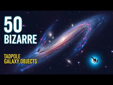 50 Strange Objects in the Tadpole Galaxy: A Deep Space Investigation