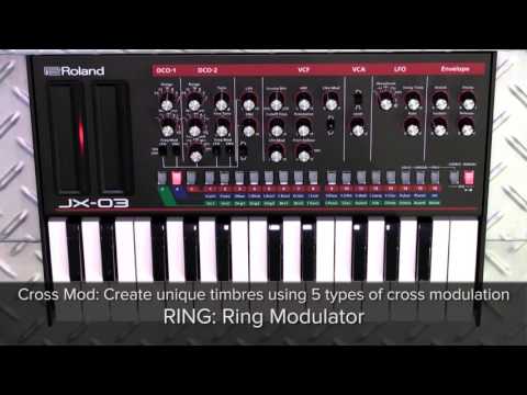 Roland Boutique Series - JX-03 Features