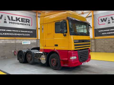 New In Stocklist For Sale: DAF XF105 460 SPACE CAB EURO 5 6X2 TRACTOR UNIT – 2010 – DG10 WDC