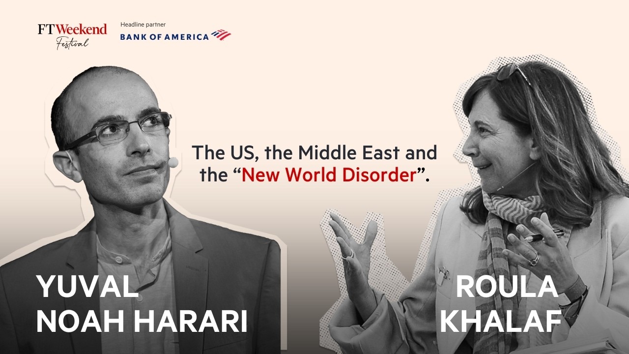 Yuval Noah Harari on Israel, Trump & the rise of AI | FT Weekend Festival