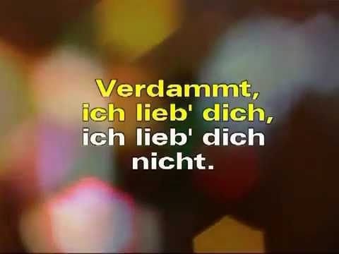 Verdammt ich lieb dich Karaoke
