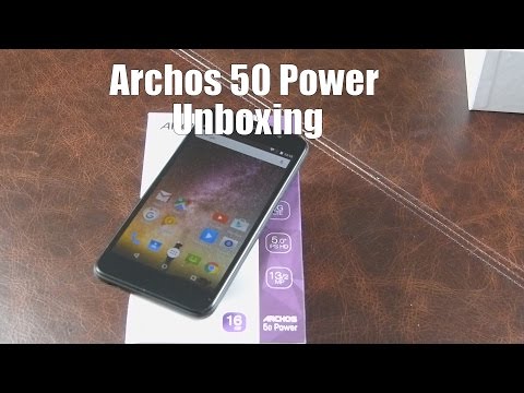 Archos 50 Power Unboxing