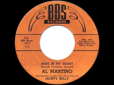 1952 HITS ARCHIVE: Here In My Heart - Al Martino (his original #1 version)