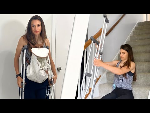 Tips for Living with Crutches after Surgery!