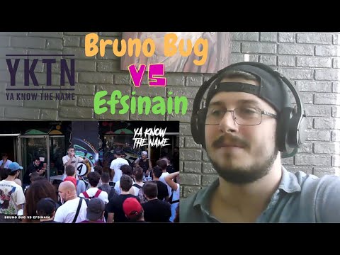 Reazione a Ya know the name : Bruno Bug VS Efsinain - Quarti di finale - @Barrio's Live (MILANO)