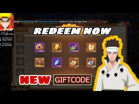 NEW GIFTCODE!!! 14 OCTOBER! REDEEM NOW BEFORE EXPIRED!! KONOHA LEGEND GAMEPLAY