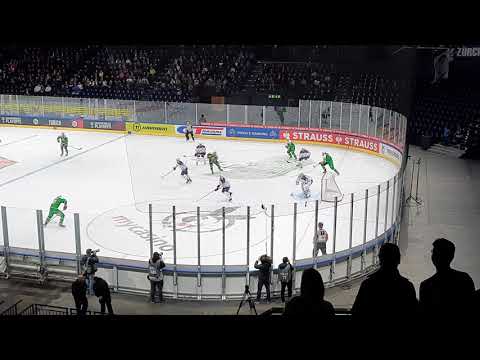 ZSC Lions - Rögle 2-2 mål Dennis Everberg i PP Champions Hockey League 16.11.2021