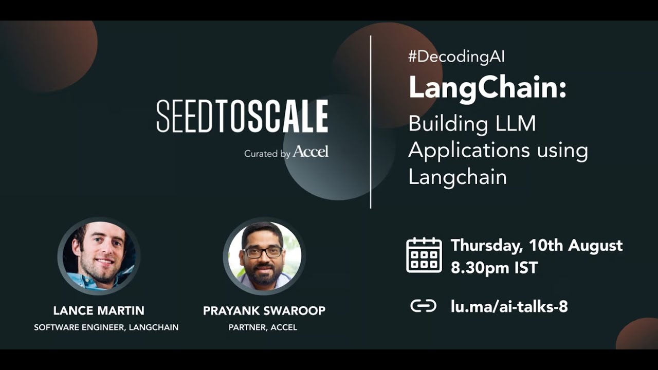 Building LLM Applications on Langchain with Lance Martin - YouTube