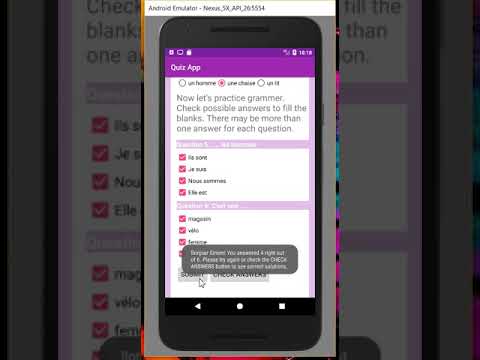 Project 3 - Quiz App (Portrait) - Udacity Android for Beginners