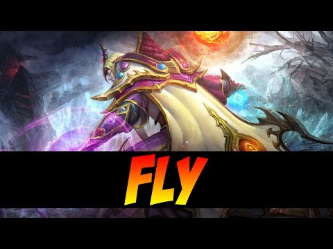 Fly Plays Invoker - 7700 MMR - Dota 2
