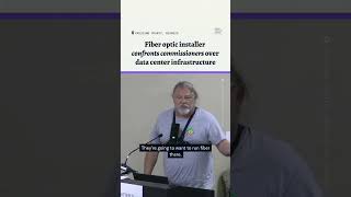 Fiber optic installer challenges county commissioners on data center infrastructure decisions