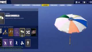 Golden umbrella fortnite season 8