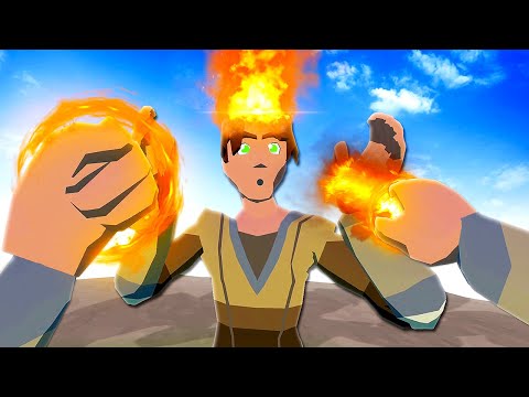 Using FIREBENDING on My Friend - Elements Divided VR