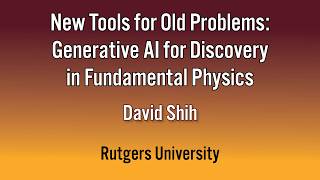 Special FTPI Seminar - 4/23/26 - David Shih - Rutgers University