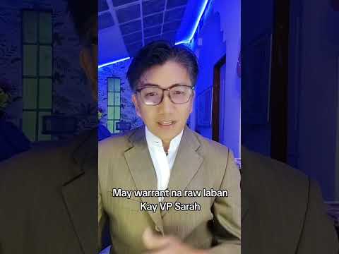 May warrant na daw laban Kay Sarah Duterte
