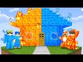 NOOB vs PRO: ELEMENTAL BUILD CHALLENGE in Minecraft