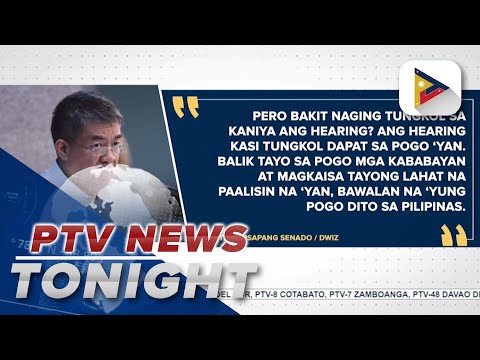 Sen. Pimentel wants POGO operations to be the focus of Senate probe instead of…