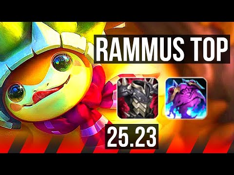 RAMMUS vs RENEKTON (TOP) | 900+ games | KR Master | 25.23