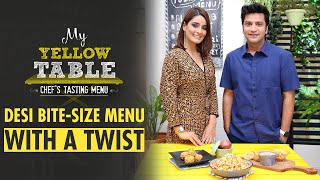 Bhel Puri Salad & Cheese Paani Puri Recipe | My Yellow Table | EP 3 | Chef Kunal Kapur | Rushali Rai video