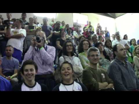 Inno di Mameli, Monte di Procida, al campionato Nazionale di categoria di Ginnastica Aerobica