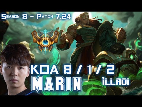 MaRin ILLAOI vs MAOKAI Top - Patch 7.24 KR Ranked