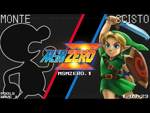 MSM:ZERO.1 - Monte (Mr. Game & Watch) Vs. Scisto (Young Link) - SSBU - Pools Wave 1