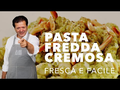 PASTA FREDDA CON CREMA DI ZUCCHINE E STRACCIATELLA | Ricetta fresca e cremosa 🌿☀️🤩