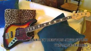 Video thumbnail for Harley Benton JB-75 SB RW Vintage Series (J-Bass) Demo by JMMcC69