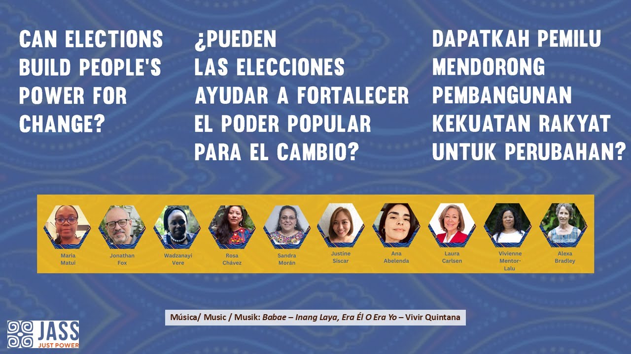 ¿Pueden las Elecciones Ayudar a Fortalecer el Poder Popular para el Cambio?