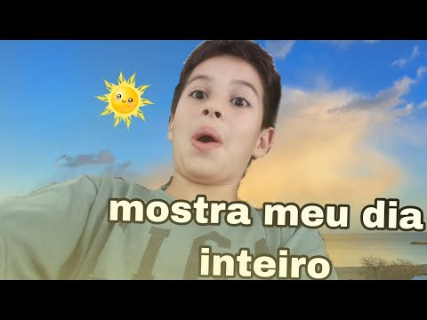 mostrei meu dia inteiro só que no meio do vídeo uma bizarrice aconteceu 😮