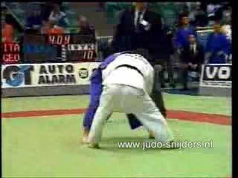 Judo EC 1996: Giovinazzo (ITA) - Vazagashvili (GEO)