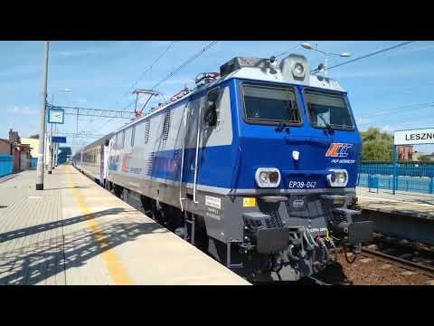pociąg IC ARTUS na stacji Leszno