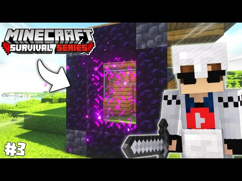 🥲 GOING TO NETHER IN MINECRAFT  || MINECRAFT SURVIVAL SERIES | EP -3