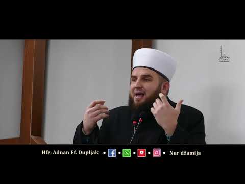 Trgovina sa Allahom - Hfz. Adnan Dupljak (12.01.18)