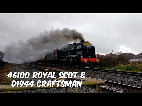 Prestatyn 4.4.2018 - 46100 Royal Scot & D1944 on Locomotive services test run