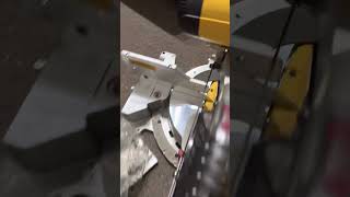 Dewalt Miter saw how to assemble and unlock it!