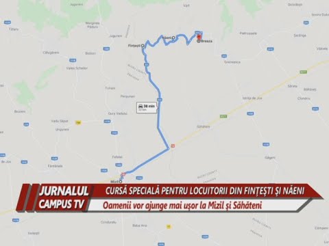 CURSA SPECIALA PENTRU LOCUITORII DIN FINŢEŞTI - NĂENI - BREAZA