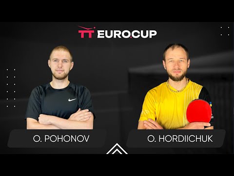 18:00 Oleksandr Pohonov - Oleksandr Hordiichuk 12.10.2024 TT Euro.Cup Ukraine Master. TABLE 3