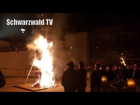 🔥 Hexenfeuer in Zell im Wiesental 2019 mit der 🎺🥁 Guggenmusik Zeller Notenknacker