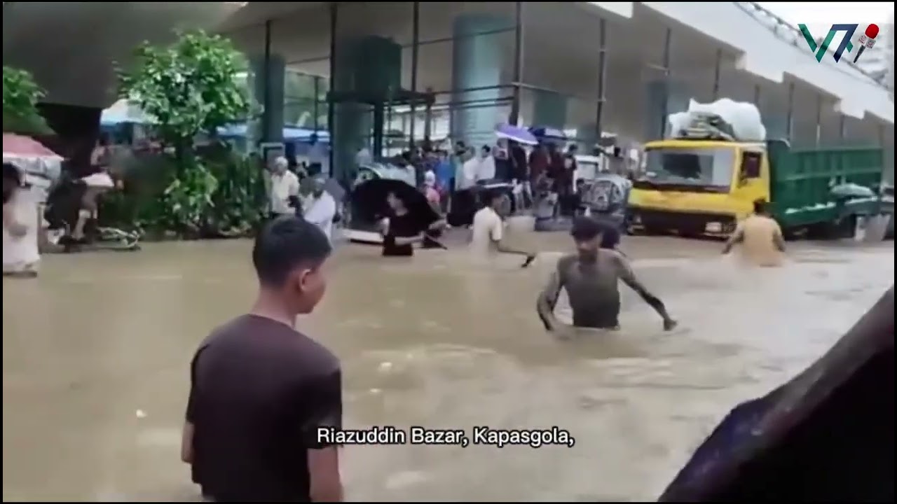 Paralyzed Four Days of Torrential Rain in Chattogram