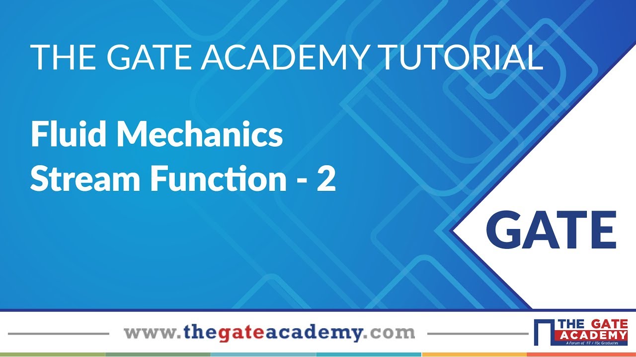 Stream Function - 2 | Fluid Mechanics | ME/ CE